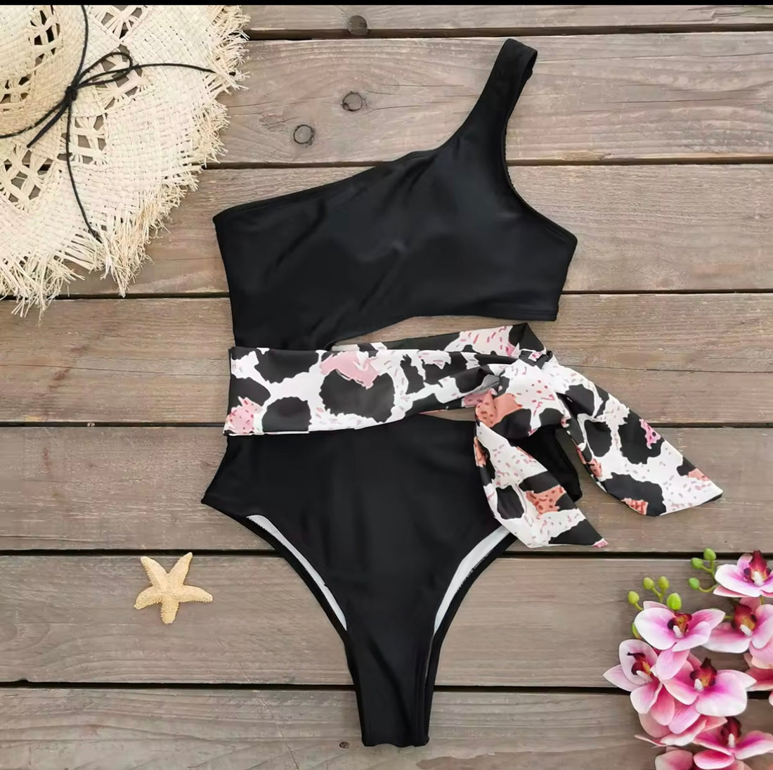 Eva Tie-Up Detail Monokini