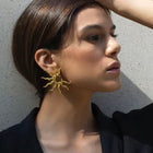 Delicate Sun Hoop Earrings