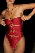 Hera Cut-out Halter Monokini